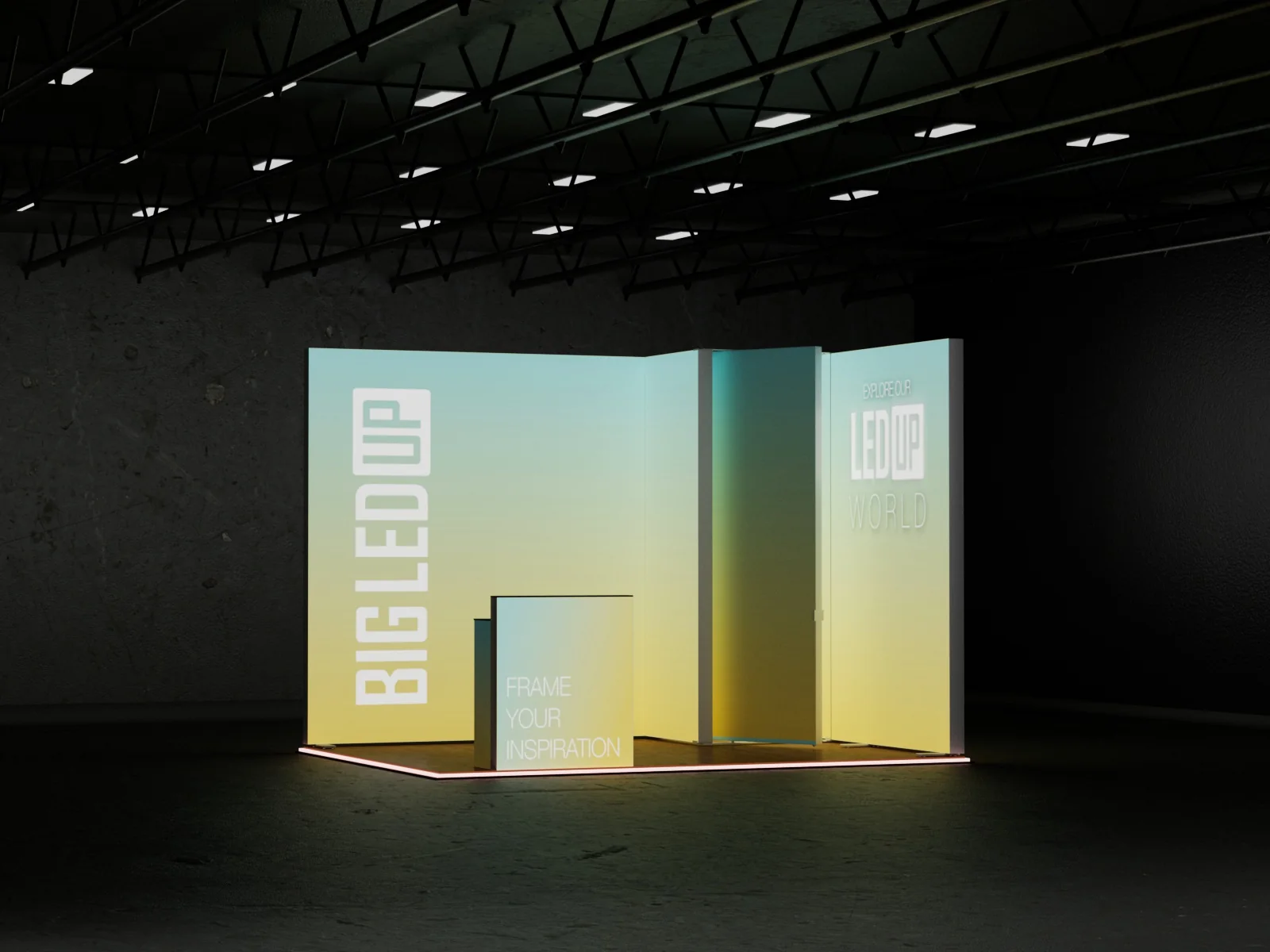 Raumstand 4 × 3 m